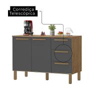 Cozinha Clarice 6 Peças Torre Quente Am-am-grafite - 3