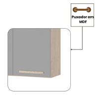 Aéreo Clarice 1,60 Mt 4 Portas Amêndoa Grafite - 2