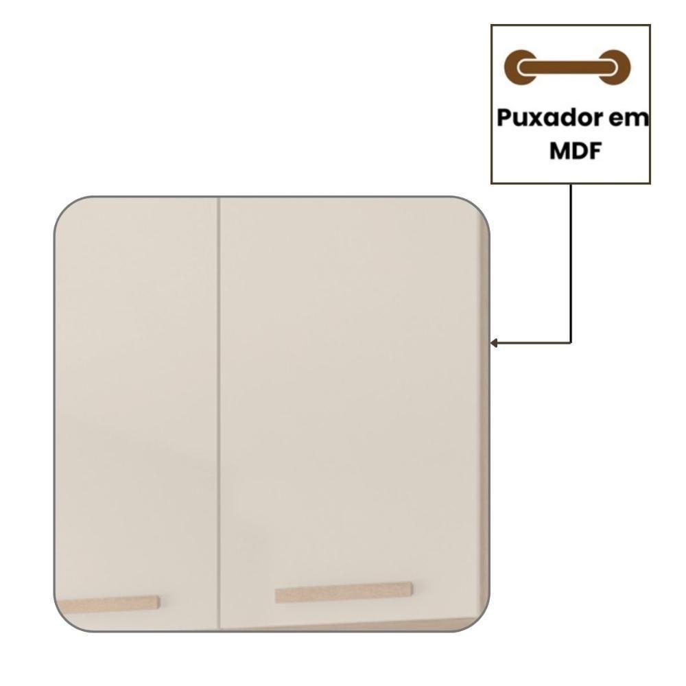 Aéreo Clarice 1,60 Mt 4 Portas Amêndoa Off White - 2