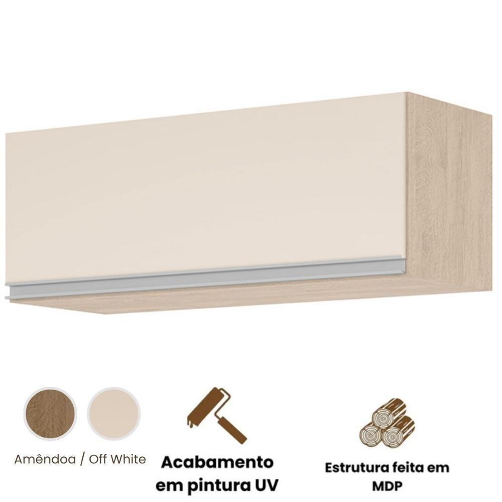 Aéreo Basculante Cozinha Isabela Amêndoa Off White - 3
