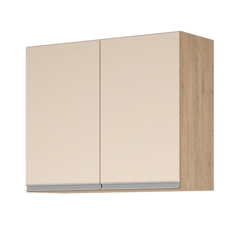 Aéreo 2 Portas Cozinha Isabela Amêndoa Off White - 1