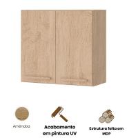 Aéreo 2 Portas Cozinha Clarice Amêndoa - 3