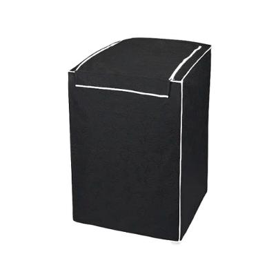 Capa Maquina De Lavar Abertura Superior Com Ziper Preta - P