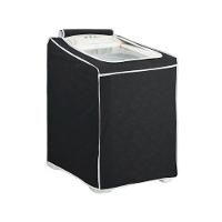 Capa Maquina De Lavar Abertura Superior Com Ziper Preta - P - 2