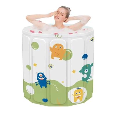 Banheira Dobrável Spa Adulto Banheira Ofurô Portátil Armazenamento Fácil