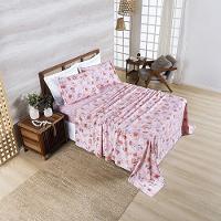 Jg Lençol King Spring 4pç 100% Poliéster - Flora - 3