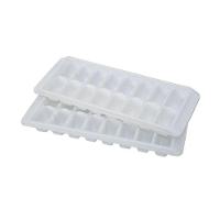Kit 2 Formas De Gelo Com Tampa 16 Cubos Miniso Branca - 1