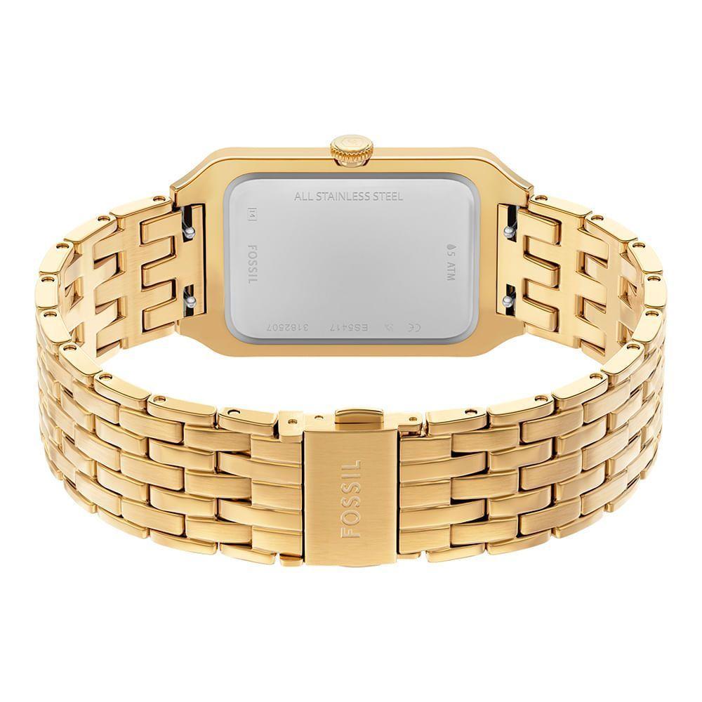 Relógio Fossil Feminino Raquel Dourado - Es5417-1cn Relógio Fossil Feminino Raquel - Es5417-1cn - 5