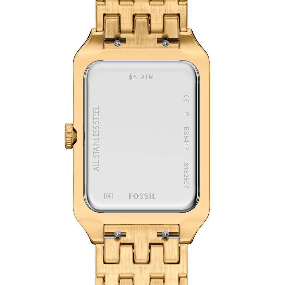 Relógio Fossil Feminino Raquel Dourado - Es5417-1cn Relógio Fossil Feminino Raquel - Es5417-1cn - 6