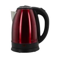 Chaleira Elétrica Vermelha 1,8l Inox - Fervura Rápida 1500w Para Bebidas Quentes 220V - 1