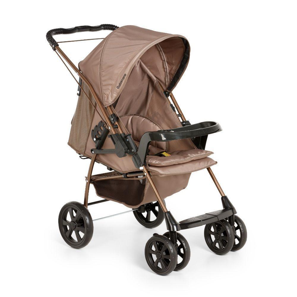 Carrinho De Bebê Galzerano Milano Reversível Iii 1018 Até 15kg Toffee - 1