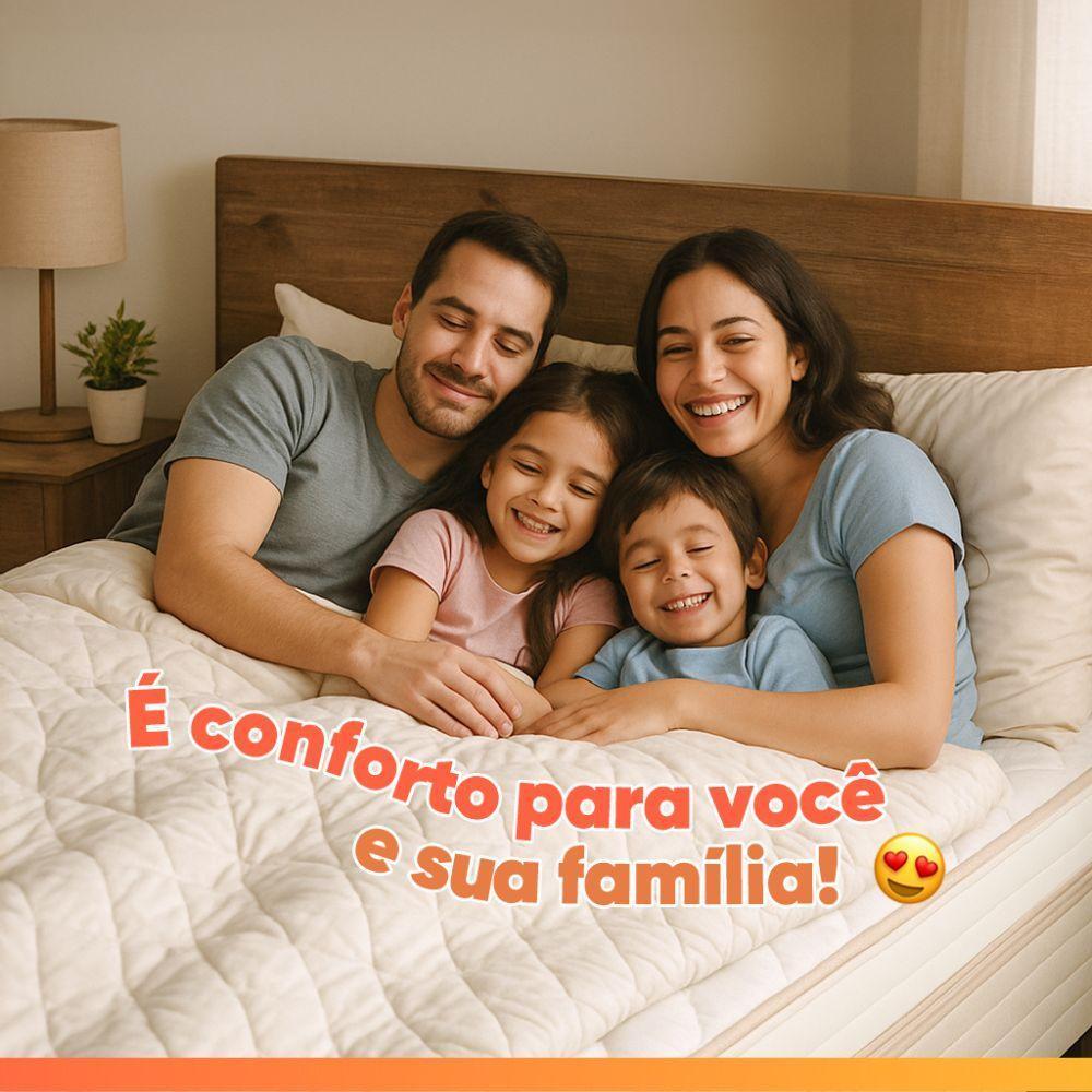 Colchão Casal Molas Ensacadas Memphis 158x198x32cm Branco - 3