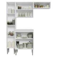Armário De Cozinha Compacta 156cm Emilly Madesa Branco 01 Branco - 5