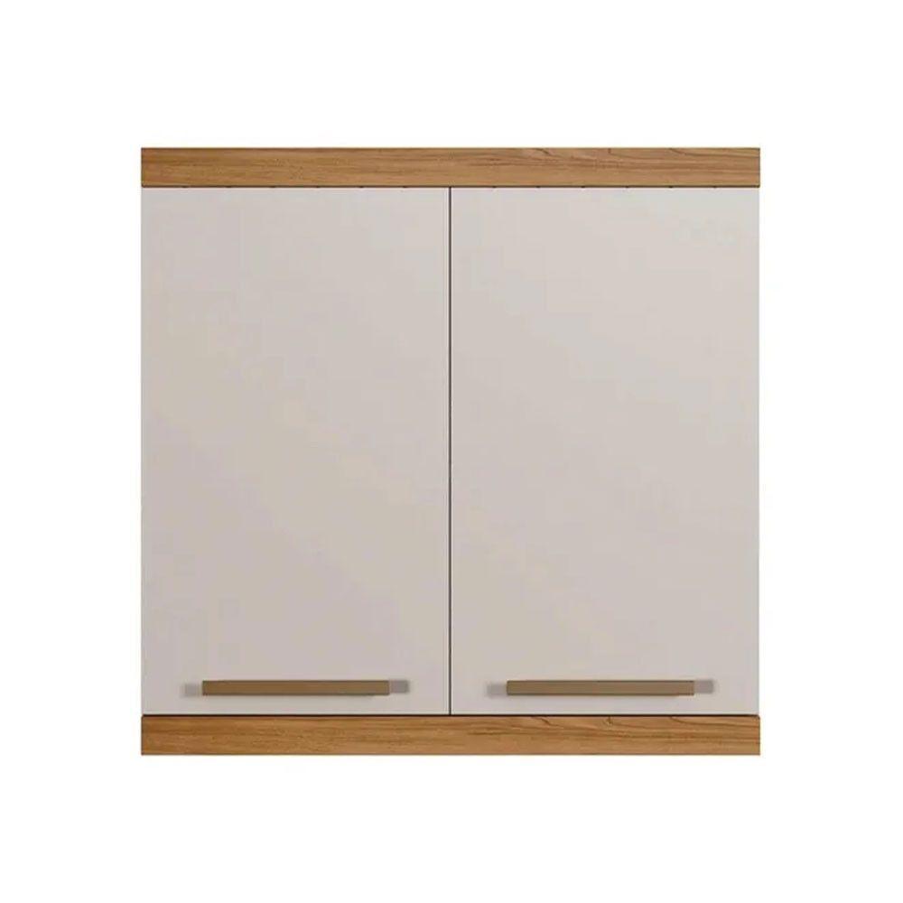 Armário De Cozinha Aéreo Gold Suspenso 2 Portas Arte Móveis Cinamomo Off - 2