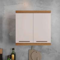 Armário De Cozinha Aéreo Gold Suspenso 2 Portas Arte Móveis Cinamomo Off - 5