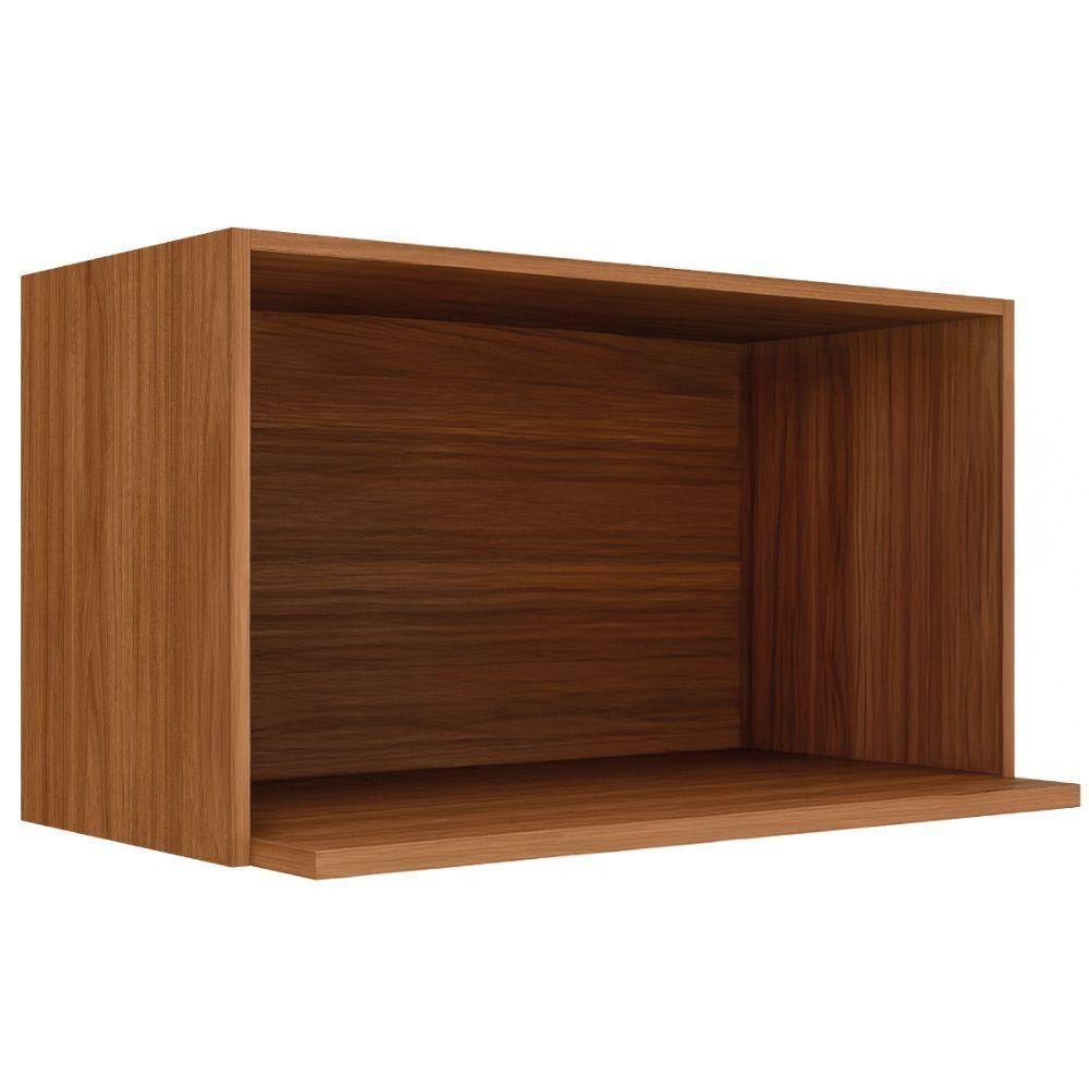 Armario Aéreo Nicho De Microondas 80 Cm Proenca Nogueira Touch Demartez - 4