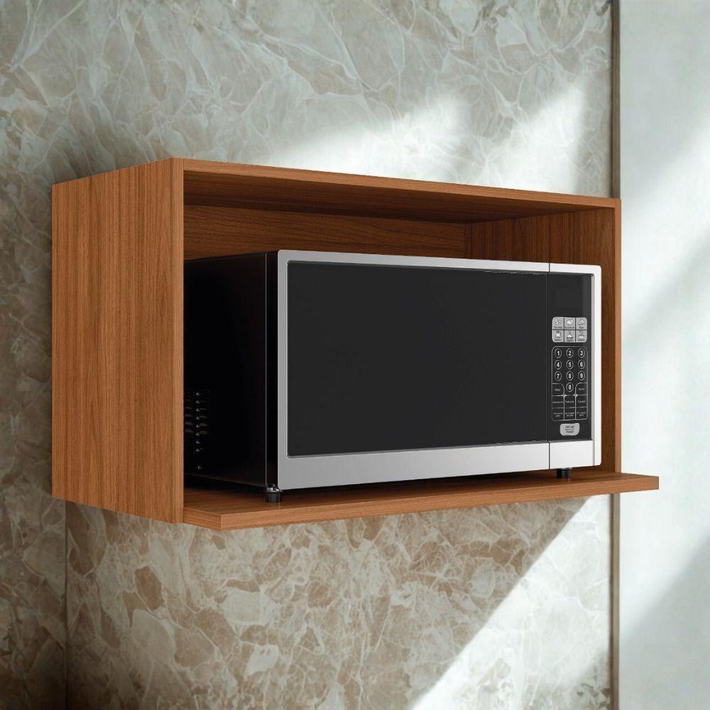 Armario Aéreo Nicho De Microondas 80 Cm Proenca Nogueira Touch Demartez - 6