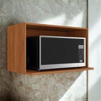 Armario Aéreo Nicho De Microondas 80 Cm Proenca Nogueira Touch Demartez - 6