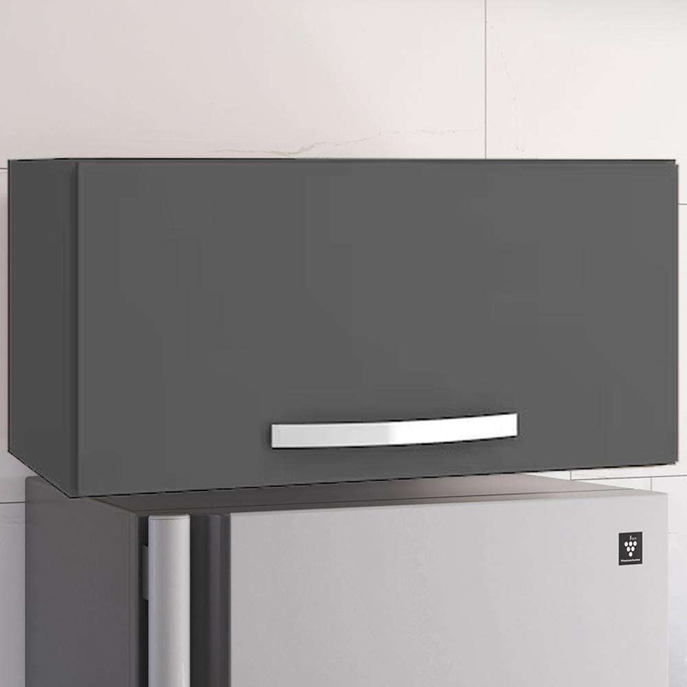 Armario Aéreo Basculante 60cm Cinza Reajl Moveis - 2