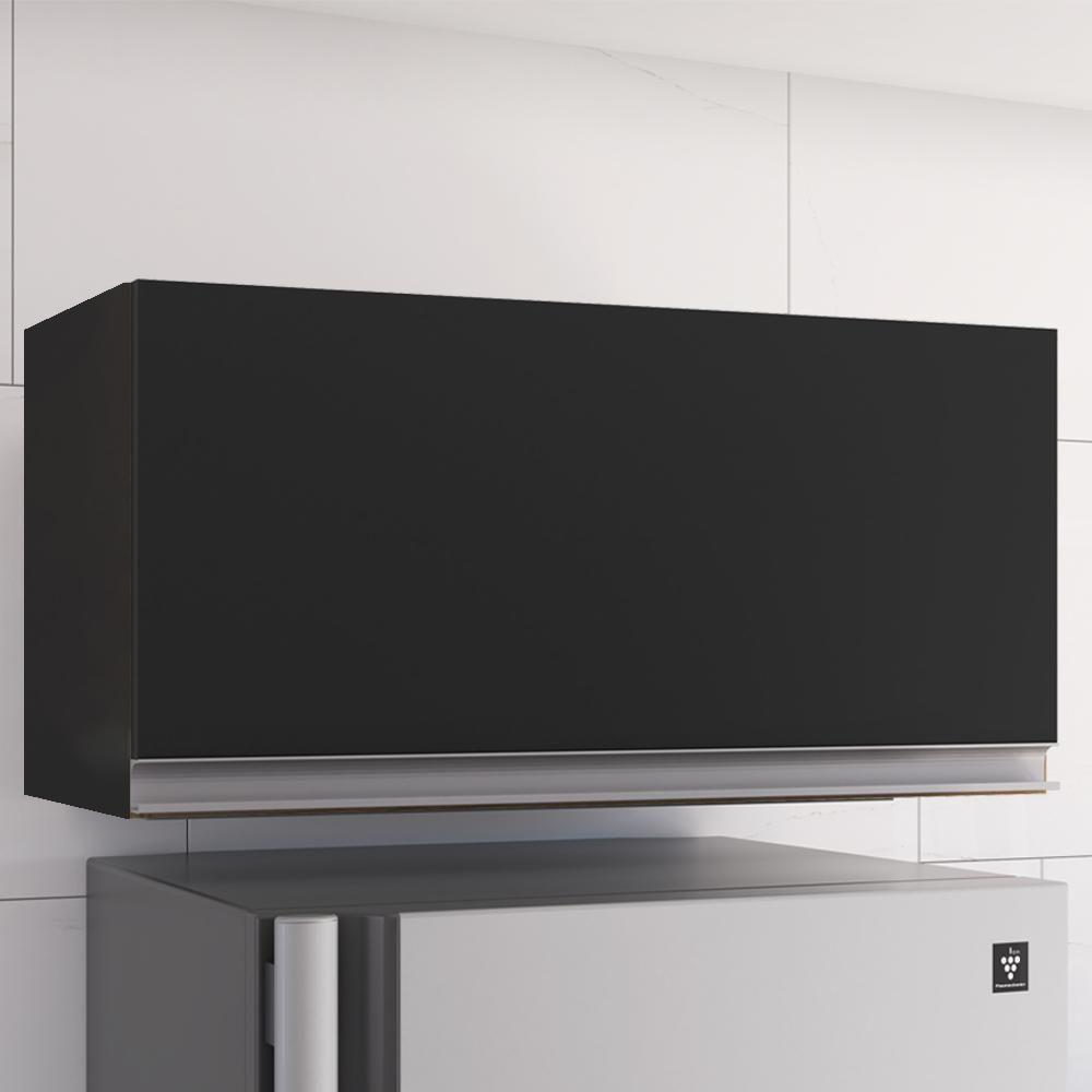 Armario Aéreo Basculante 60cm Andreia Preto Reajl Moveis - 2