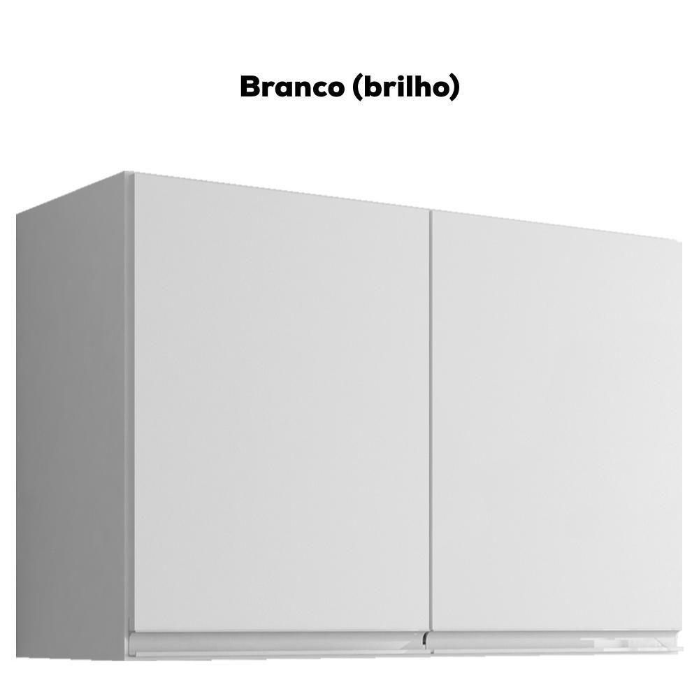 Armario Aéreo 2 Portas 80cm Andreia Branco Reajl Moveis - 4