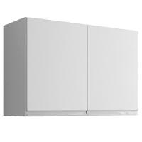 Armario Aéreo 2 Portas 80cm Andreia Branco Reajl Moveis - 1