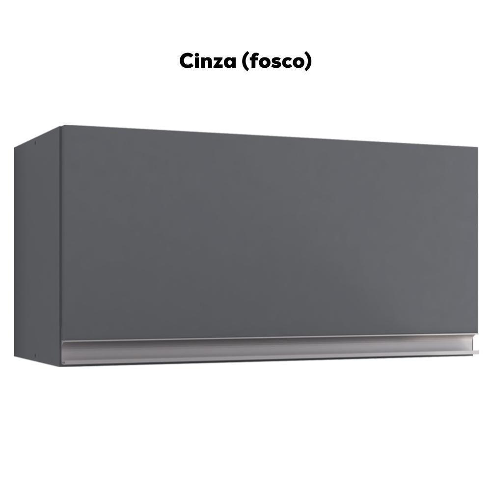 Armario Aéreo Basculante 60cm Andreia Cinza Reajl Moveis - 4