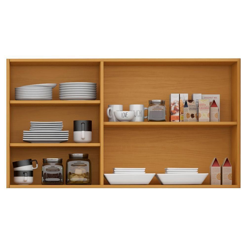 Armario Aéreo 2 Portas 120cm 2006802 Cinamomo Branco Armoveis - 6