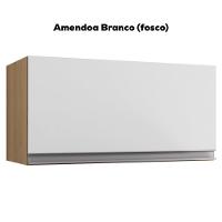 Armario Aéreo Basculante 60cm Andreia Amendoa Branco Reajl Moveis - 4