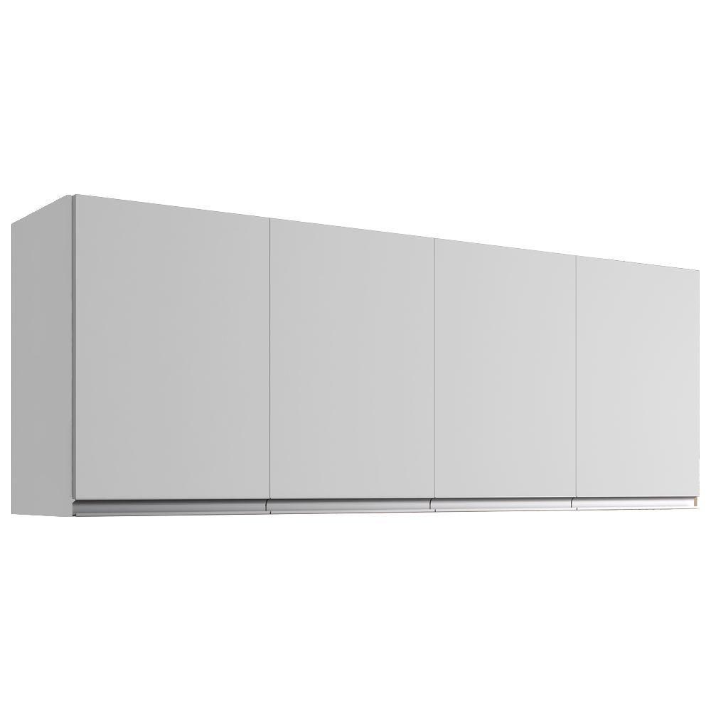 Armario Aéreo 4 Portas 160cm Andreia Branco Reajl Moveis - 1