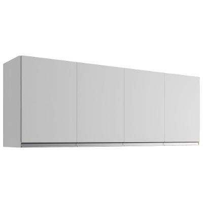 Armario Aéreo 4 Portas 160cm Andreia Branco Reajl Moveis