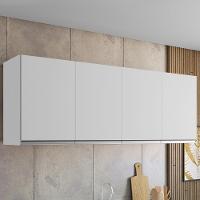 Armario Aéreo 4 Portas 160cm Andreia Branco Reajl Moveis - 2