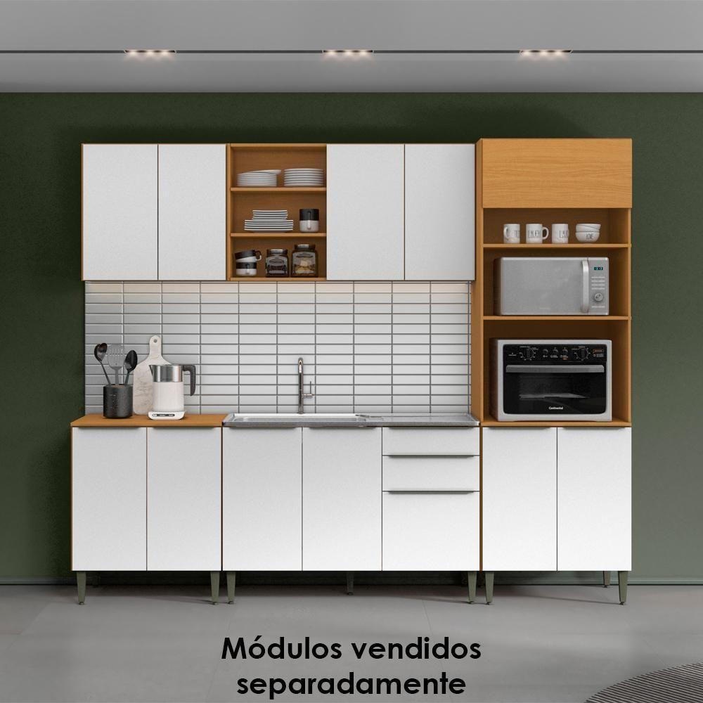 Armario Aéreo 2 Portas 70cm 2006803 Cinamomo Branco Armoveis - 8