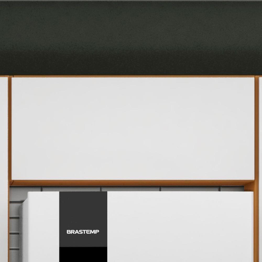 Armario Aéreo 1 Porta Basculante 80 Cm 2006804 Cinamomo Branco Armoveis - 2