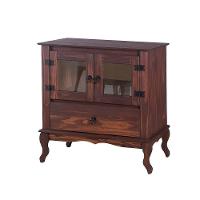 Aparador Buffet Balcão 2 Portas 1 Gaveta Madeira Maciça Imbuia - 7