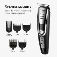 Aparador De Pelos Super Groom 10 Mondial Preto/Prata 6W BG-06 Bivolt - 2