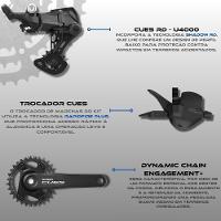 Bicicleta Aro 29 Absolute Nero 5 Shimano Cues 9v Alumínio Freio Hidráulico 17 Amarelo - 2