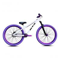 Bicicleta Aro 26 Freeride Gta Gravity Freio Hidráulico Shimano Cubo K7 Barulhento Garfo C-trava Pneu Flame Roxo - Branco - 1