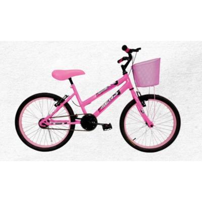 Bicicleta Aro 20 Marie Aero Com Design Moderno E Leve Rosa Neon