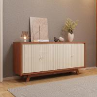 Balcão Buffet 4 Portas 180 Cm Soleil Freijo Off White Dj Moveis - 6