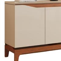 Balcão Buffet 3 Portas 136 Cm Joile Freijo Off White Dj Moveis