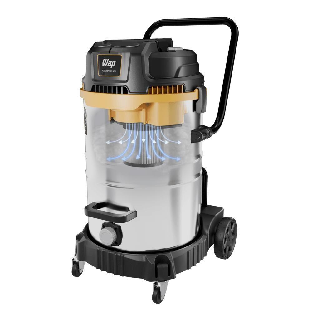 Aspirador De Pó E Água WAP GTW Inox 50L 110V - 8