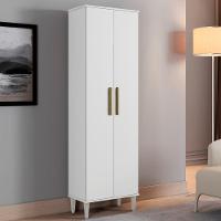 Armário Multiuso Goiânia 2 Portas Branco Kaiki Móveis - 2