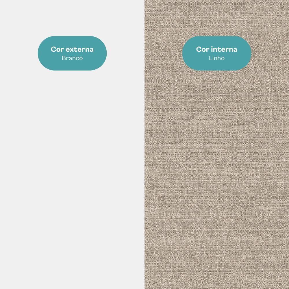 Armário De Cozinha Completa Miami Lux Carraro Branco - 8