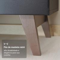Armário De Cozinha Completa 250cm Preto Reims Madesa 09 Preto - 9