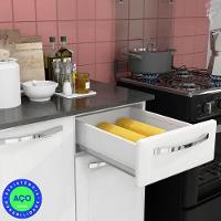 Cozinha Completa Itatiaia Amanda 4 Peças Com Paneleiro Duplo Armário Aéreo E Balcão Branco