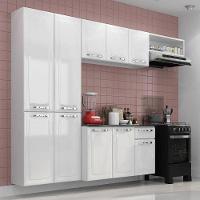 Cozinha Completa Itatiaia Amanda 4 Peças Com Paneleiro Duplo Armário Aéreo E Balcão Branco - 6