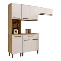 Cozinha Completa Criativa 8 Portas 1 Gaveta Arte Móveis Cinamomo Off - 1