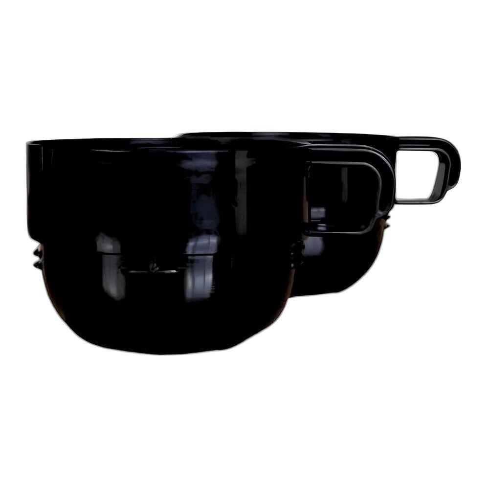 Conjunto Elegante De Garrafa Térmica Preta Com 2 Xícaras - 1l Para Momentos Inesquecíveis - 2