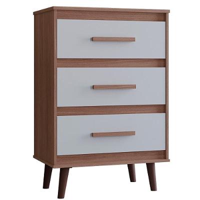 Comoda 3 Gavetasavetas 61 Cm Mila Savana Off White Mobbs